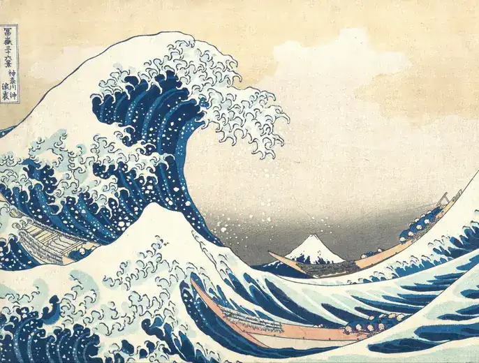 The Great Wave off Kanagawa by Hokusai - Snaptori AI tour guide