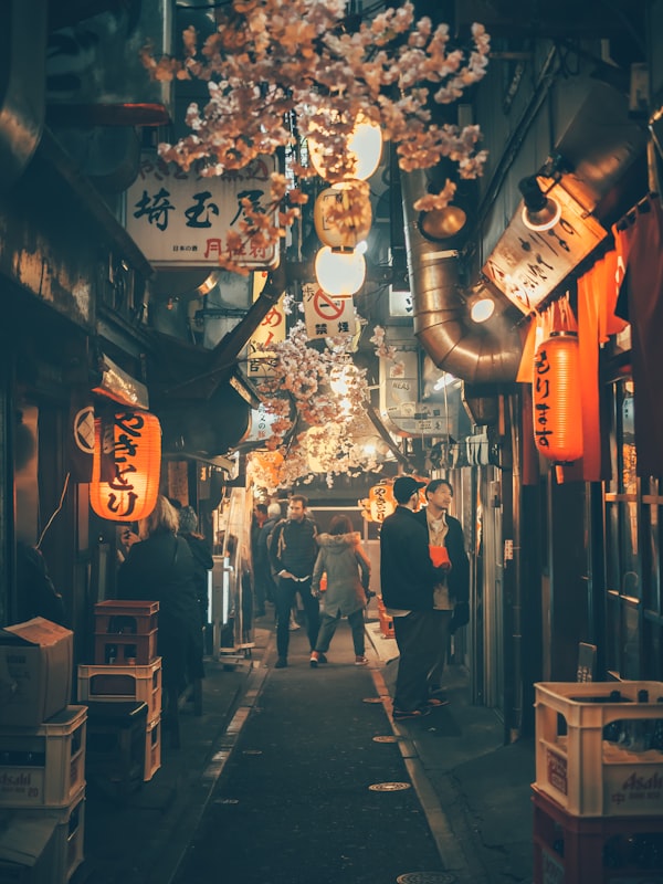 Japanese Ramen Shop Entrance